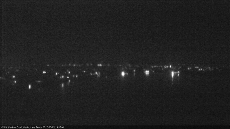 Lake Travis webcam, March 5, 2017 6:45 PM CT