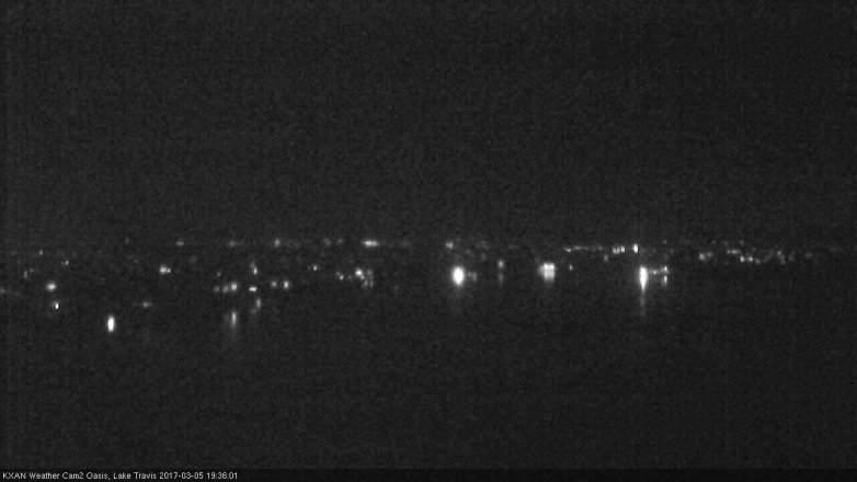 Lake Travis webcam, March 5, 2017 7:00 PM CT