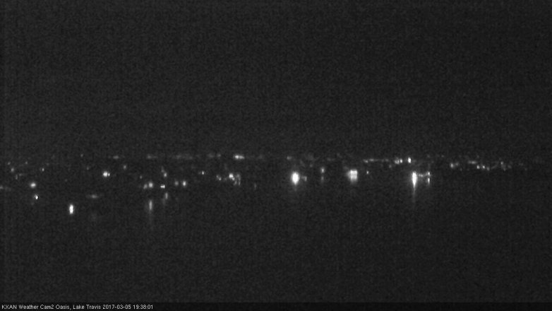 Lake Travis webcam, March 5, 2017 7:05 PM CT