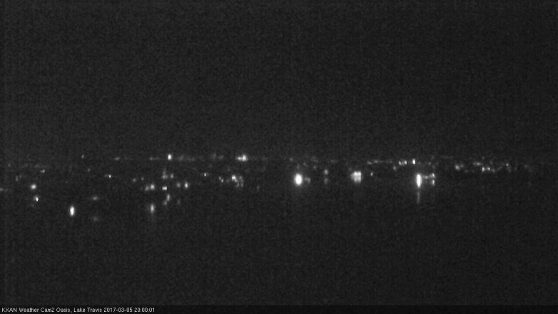 Lake Travis webcam, March 5, 2017 7:10 PM CT