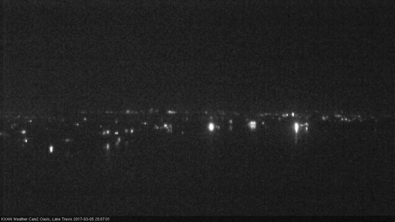 Lake Travis webcam, March 5, 2017 7:15 PM CT