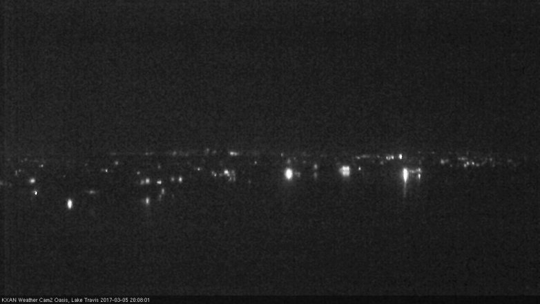 Lake Travis webcam, March 5, 2017 7:25 PM CT