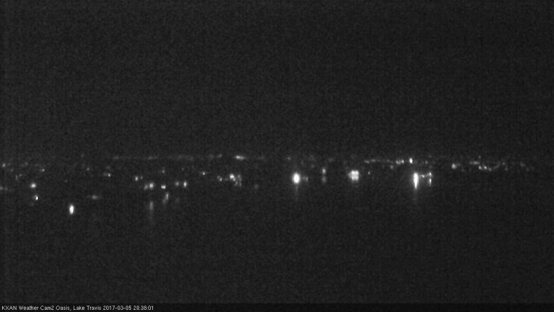 Lake Travis webcam, March 5, 2017 7:50 PM CT