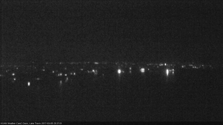 Lake Travis webcam, March 5, 2017 7:55 PM CT