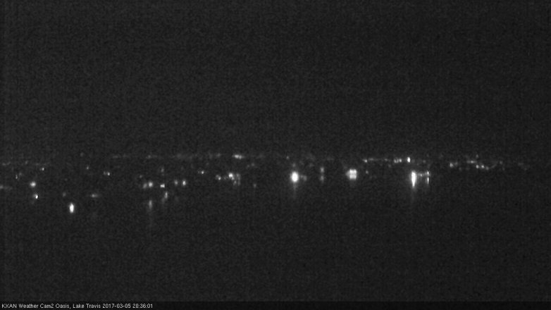 Lake Travis webcam, March 5, 2017 8:05 PM CT
