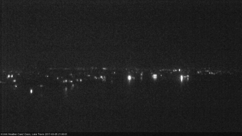 Lake Travis webcam, March 5, 2017 8:25 PM CT
