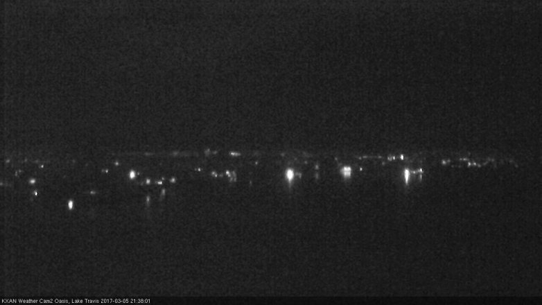 Lake Travis webcam, March 5, 2017 9:05 PM CT
