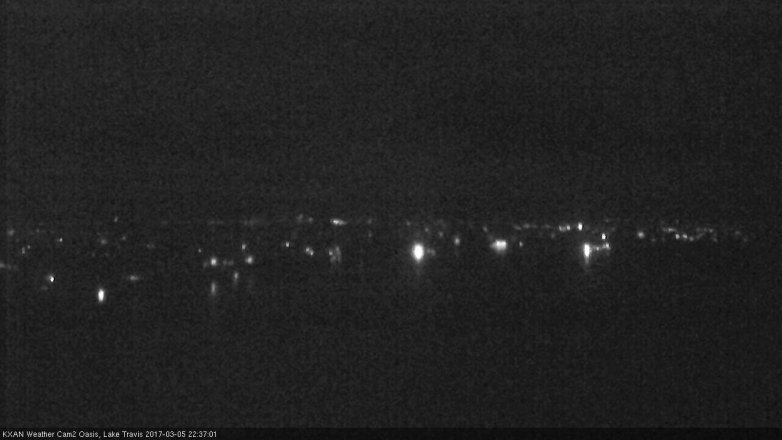 Lake Travis webcam, March 5, 2017 9:40 PM CT