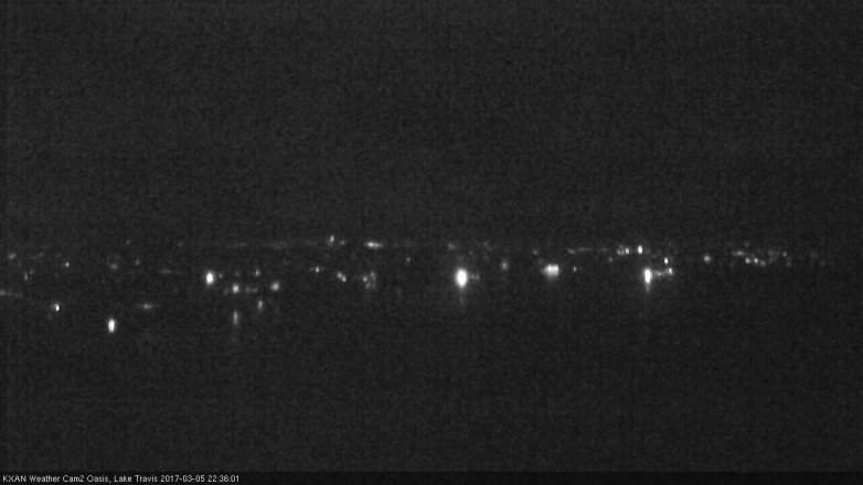 Lake Travis webcam, March 5, 2017 9:45 PM CT
