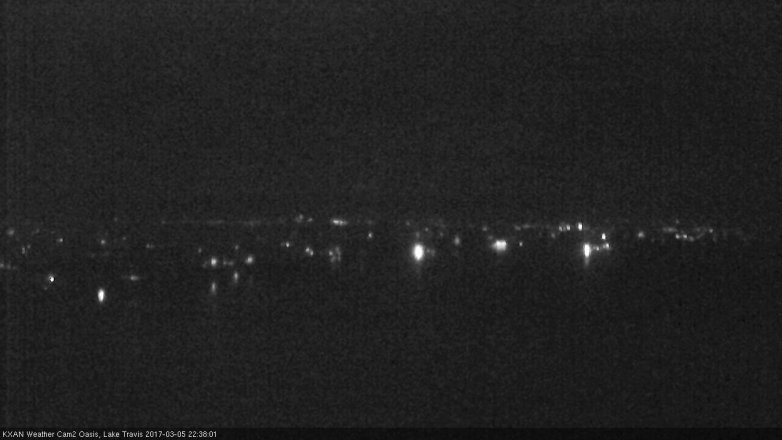 Lake Travis webcam, March 5, 2017 9:55 PM CT