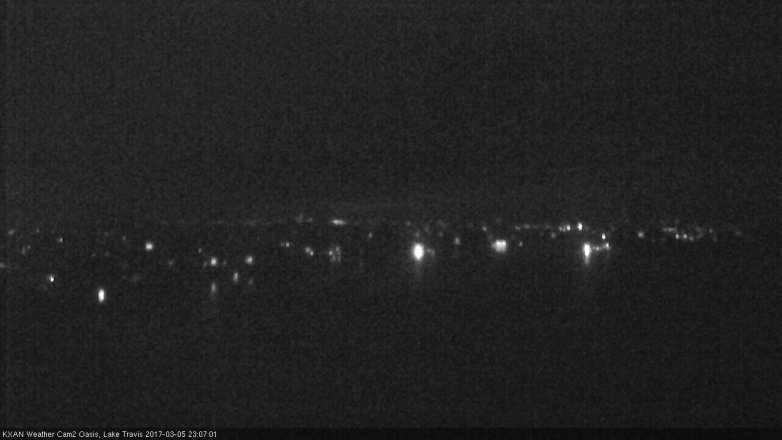 Lake Travis webcam, March 5, 2017 10:25 PM CT