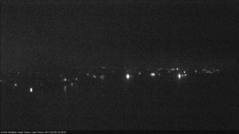 Lake Travis webcam, March 5, 2017 10:50 PM CT