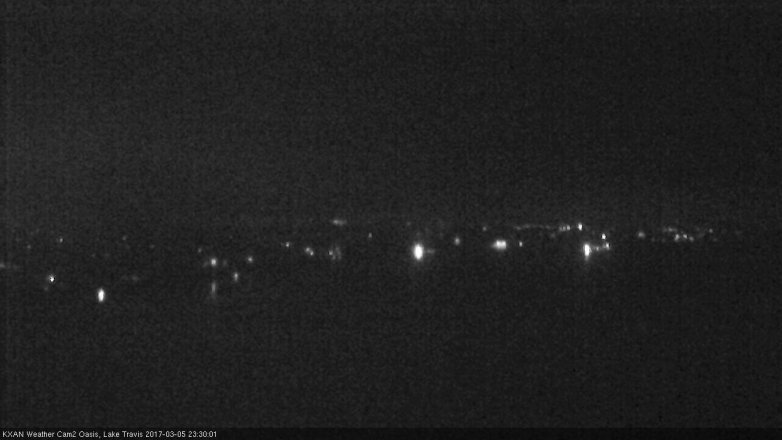 Lake Travis webcam, March 5, 2017 11:00 PM CT