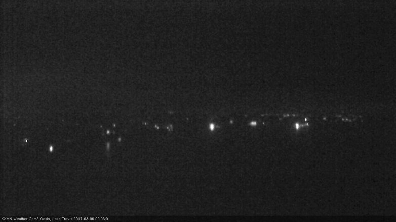 Lake Travis webcam, March 5, 2017 11:20 PM CT
