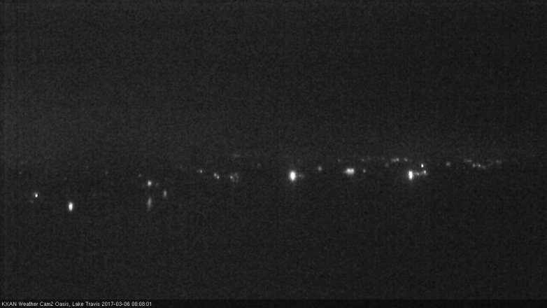 Lake Travis webcam, March 5, 2017 11:35 PM CT