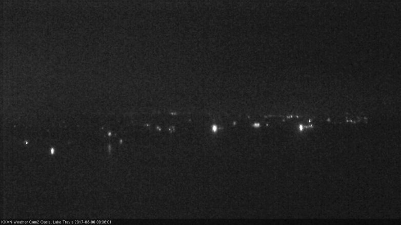 Lake Travis webcam, March 5, 2017 11:45 PM CT
