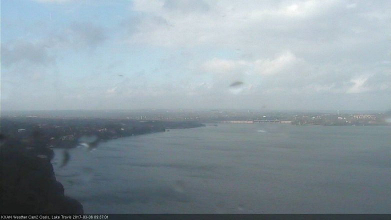Lake Travis webcam, March 6, 2017 9:00 AM CT