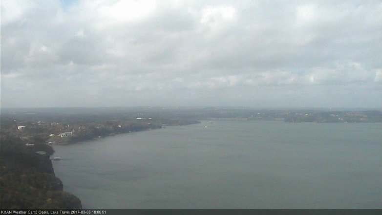 Lake Travis webcam, March 6, 2017 9:05 AM CT