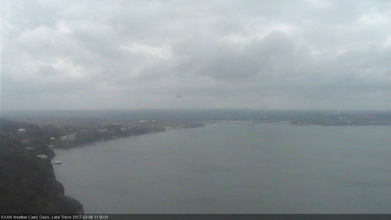 Lake Travis webcam, March 6, 2017 10:20 AM CT