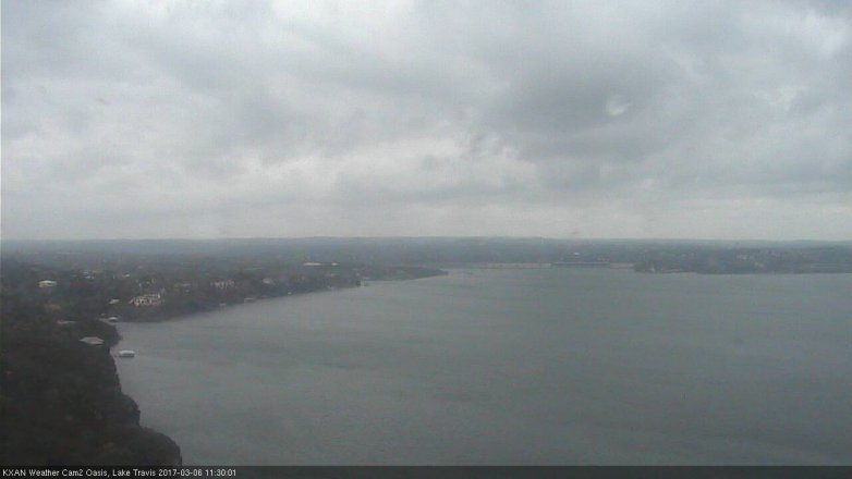 Lake Travis webcam, March 6, 2017 10:35 AM CT