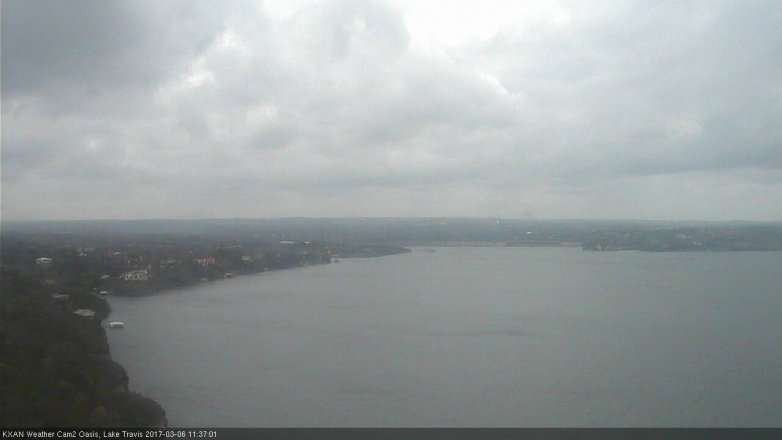 Lake Travis webcam, March 6, 2017 11:00 AM CT