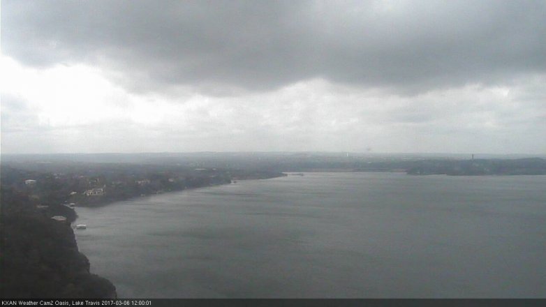 Lake Travis webcam, March 6, 2017 11:05 AM CT