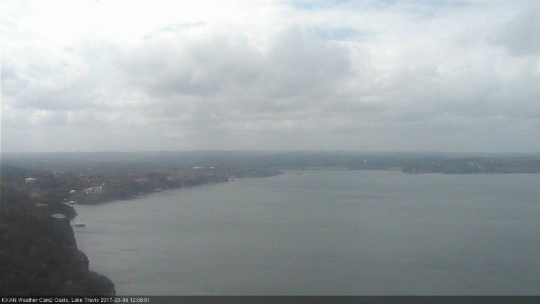 Lake Travis webcam, March 6, 2017 11:20 AM CT