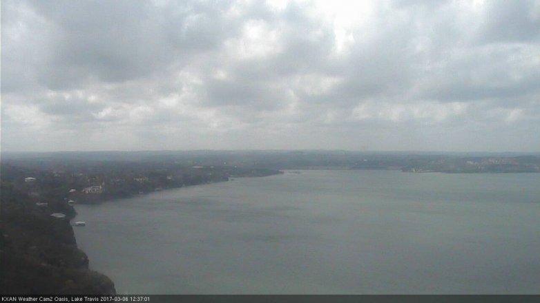 Lake Travis webcam, March 6, 2017 11:50 AM CT