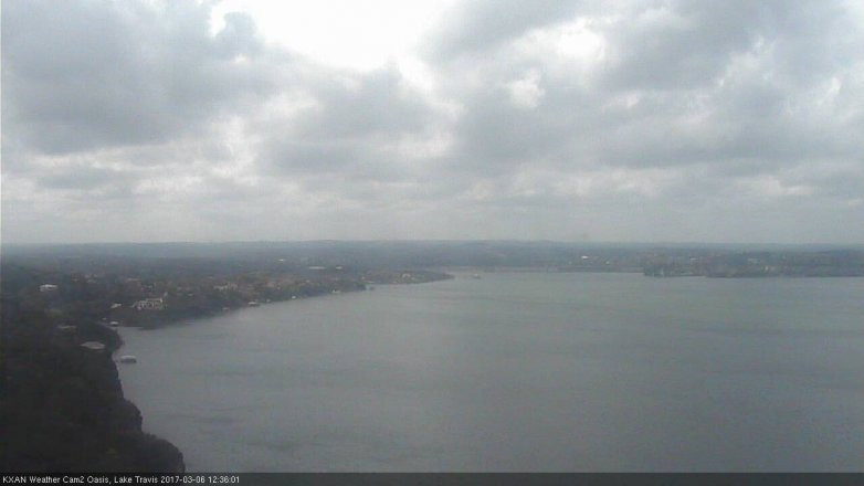Lake Travis webcam, March 6, 2017 11:55 AM CT