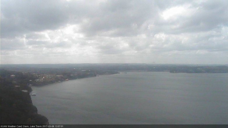 Lake Travis webcam, March 6, 2017 12:35 PM CT