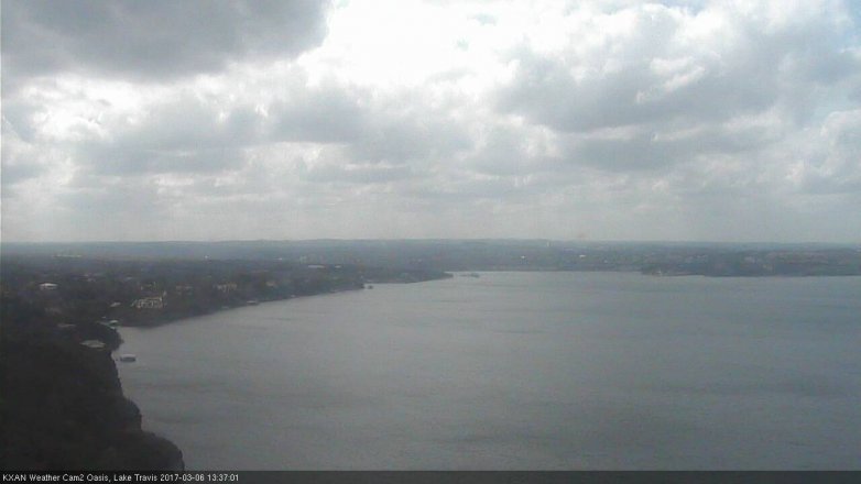 Lake Travis webcam, March 6, 2017 12:50 PM CT
