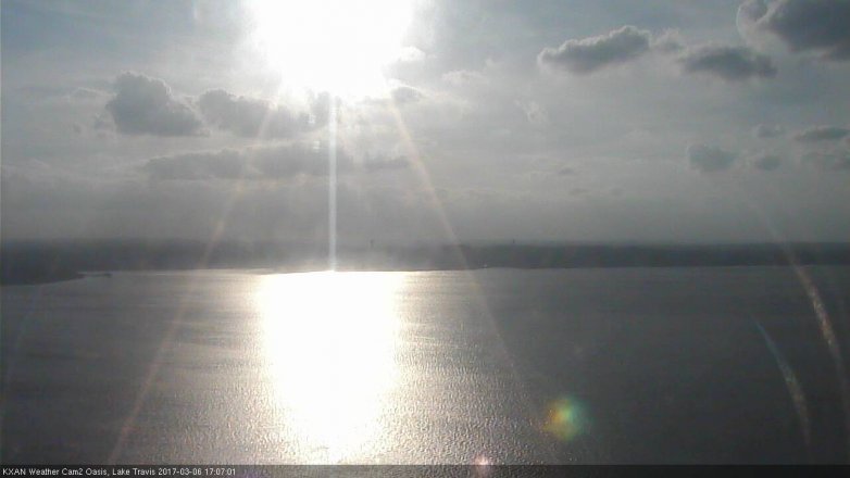 Lake Travis webcam, March 6, 2017 4:30 PM CT