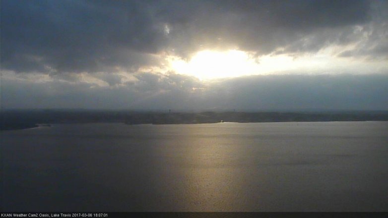 Lake Travis webcam, March 6, 2017 5:20 PM CT
