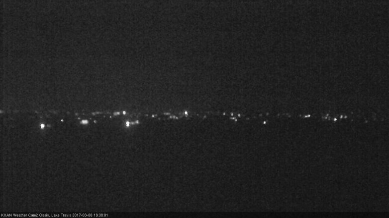 Lake Travis webcam, March 6, 2017 7:00 PM CT