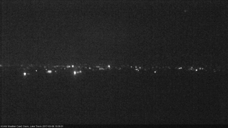 Lake Travis webcam, March 6, 2017 7:05 PM CT