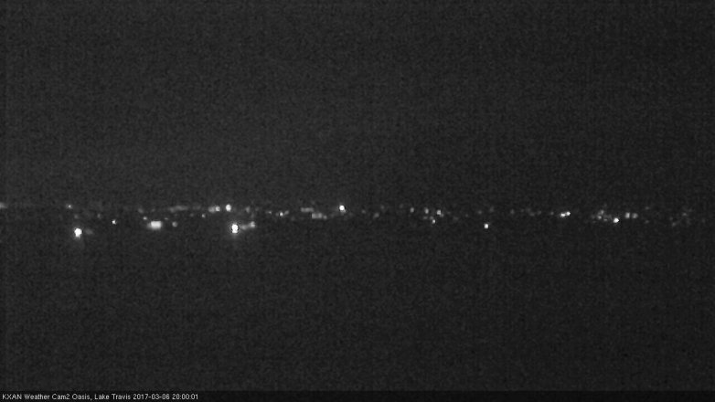 Lake Travis webcam, March 6, 2017 7:10 PM CT