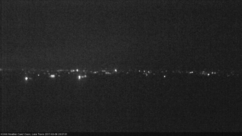 Lake Travis webcam, March 6, 2017 7:35 PM CT