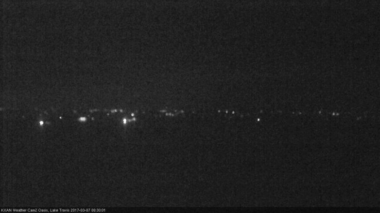Lake Travis webcam, March 6, 2017 12:00 AM CT