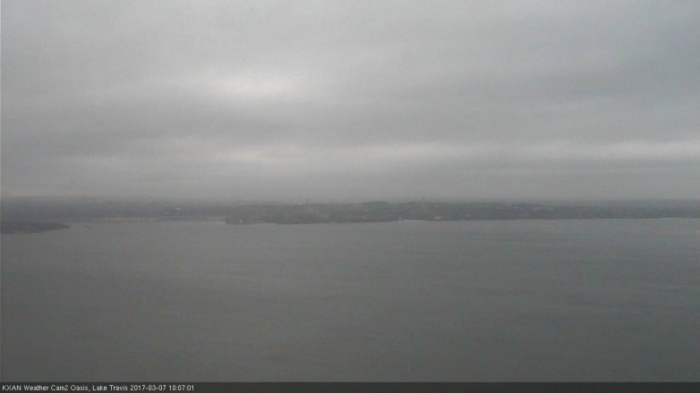 Lake Travis webcam, March 7, 2017 9:25 AM CT