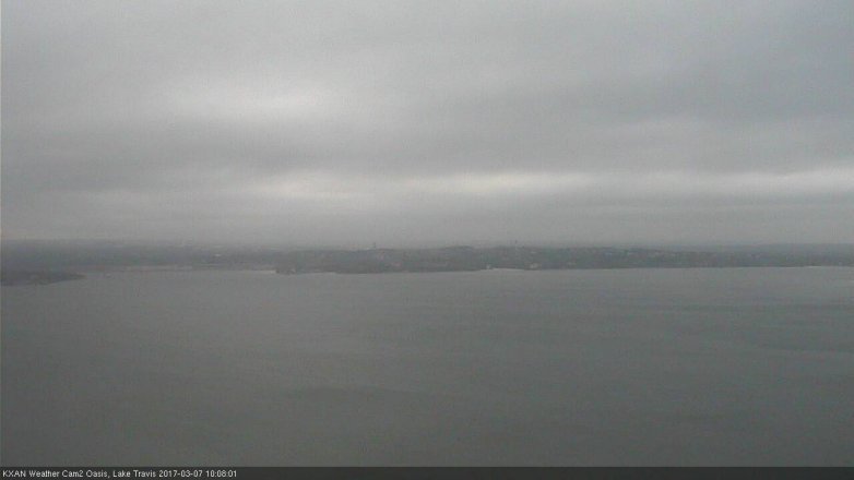 Lake Travis webcam, March 7, 2017 9:35 AM CT