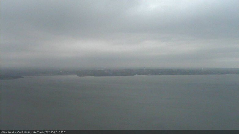 Lake Travis webcam, March 7, 2017 9:55 AM CT