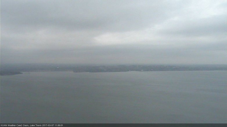 Lake Travis webcam, March 7, 2017 10:15 AM CT