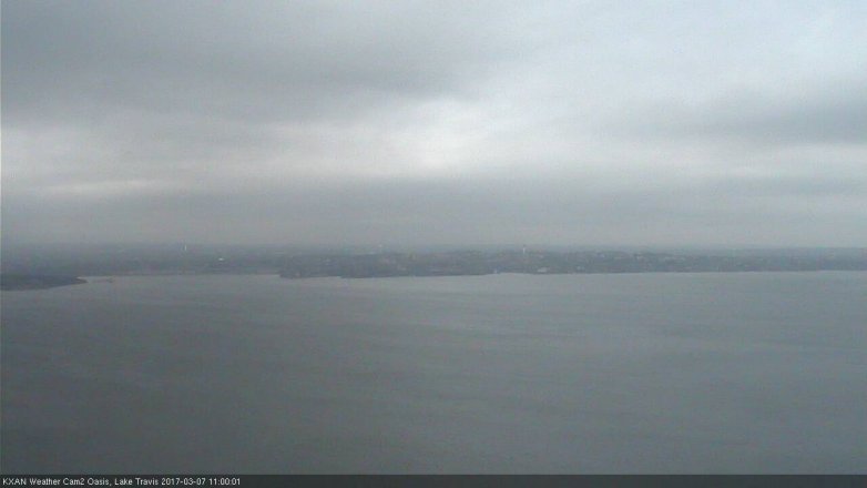 Lake Travis webcam, March 7, 2017 10:25 AM CT