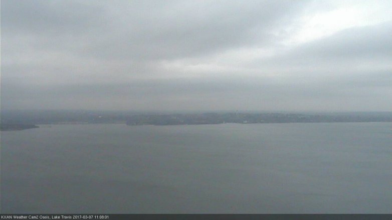 Lake Travis webcam, March 7, 2017 10:30 AM CT