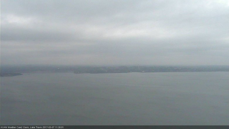 Lake Travis webcam, March 7, 2017 10:35 AM CT