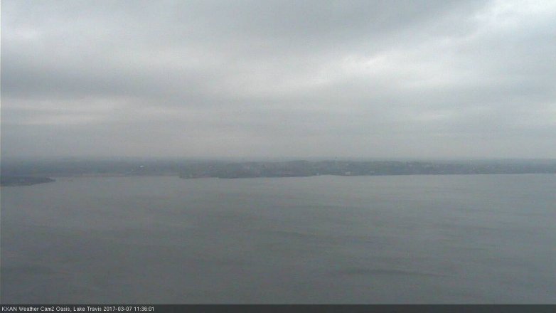 Lake Travis webcam, March 7, 2017 10:50 AM CT