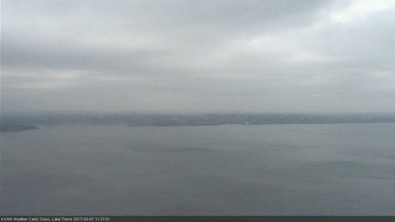 Lake Travis webcam, March 7, 2017 11:00 AM CT