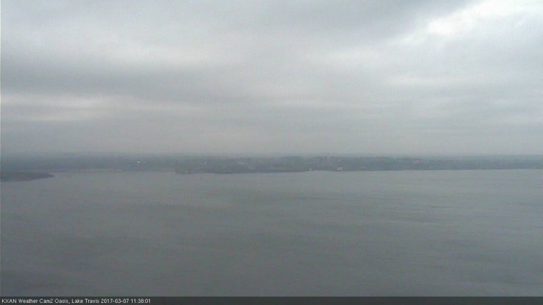Lake Travis webcam, March 7, 2017 11:10 AM CT