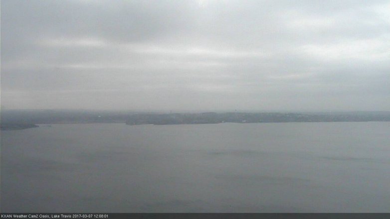 Lake Travis webcam, March 7, 2017 11:30 AM CT
