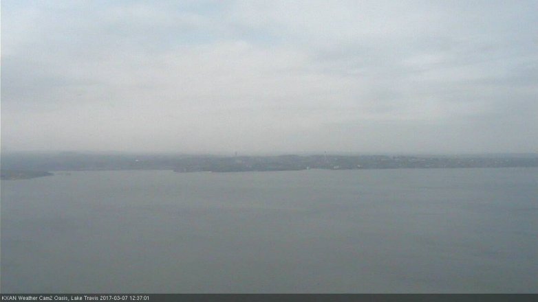 Lake Travis webcam, March 7, 2017 11:40 AM CT